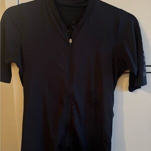 Black cycling jersey. Samsara endurance line. Rave fit. Size small. Barely worn.
